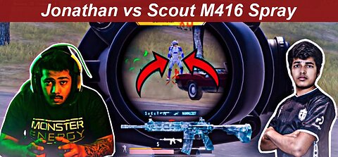 Jonathan Vs Scout Top 10 Best M416 Spray | Pubg Mobiles | Laser Spray