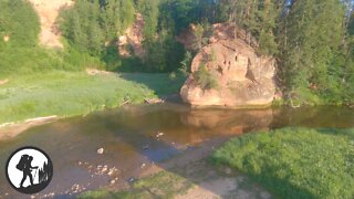 Zvartes rock, Amata river, Latvia