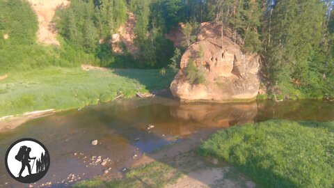 Zvartes rock, Amata river, Latvia