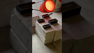 🔥I’ve done it again‼️😱🔥 #metalcasting #pouring #fail #aluminum #devilforge