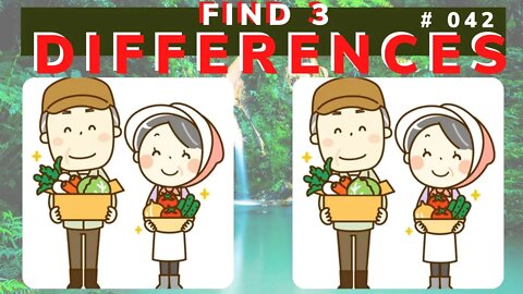 FIND THE THREE DIFFERENCES | CHALLENGE # 042 | EXERCISE YOUR MEMORY