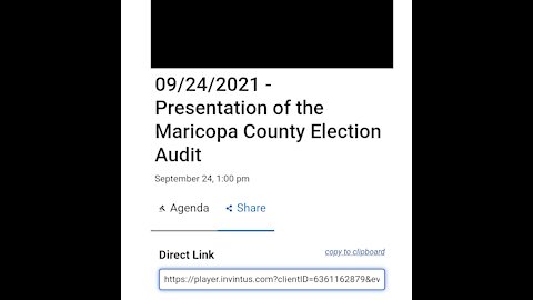 Presentation: Arizona Senate Election Audit