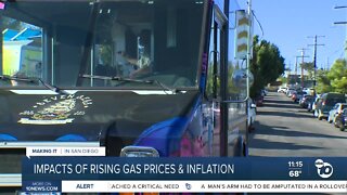 Impacts of rising gas prices and inflation on food trucks