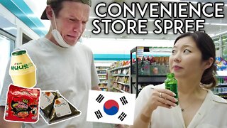 Eating Everything at the Korean Convenience Store! (SPICY) Travel Vlog