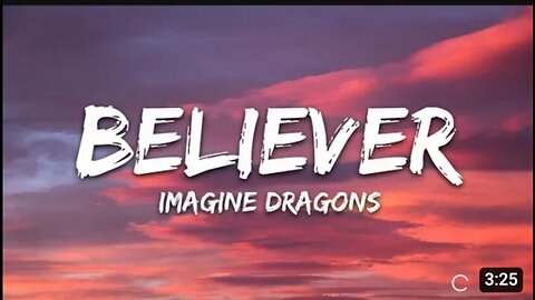 Imagine Dragons-believer (lyrics)