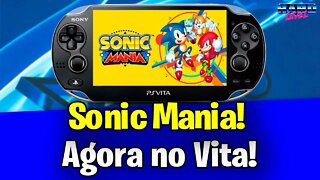 [PSVITA] Sonic Mania no VITA? Veja como jogar!