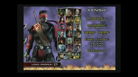 Mortal Kombat Deadly Aliance (PS2) - Kenshi - Arcade Mode