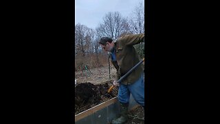 week 4 composting on raised bed.