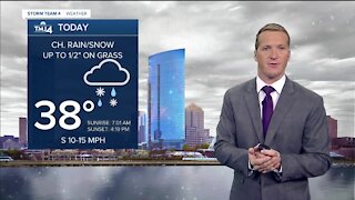 Southeast Wisconsin weather: Mostly cloudy with a chance of rain and snow Monday