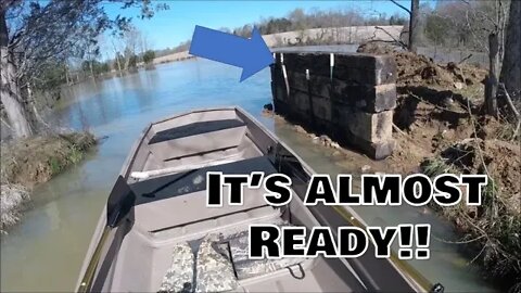 Illinois budget Boat channel bridge update, Boat ride & sunshine!