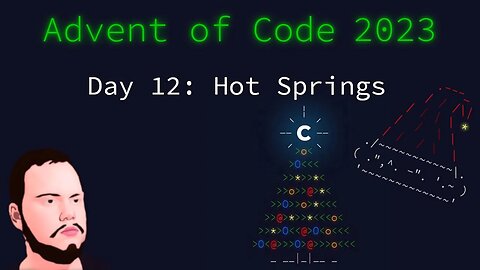 Advent of Code 2023 Python - Day 12: Hot Springs