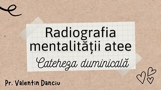 Radiografia mentalității atee