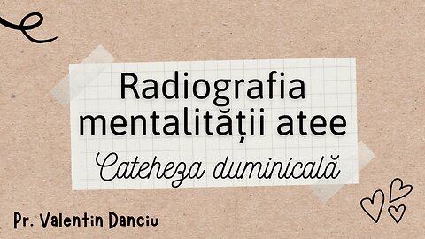 Radiografia mentalității atee