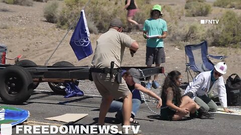 FULL VIDEO: Climate Protesters Shut Down BURNING MAN, Rangers Ram Through Blockade