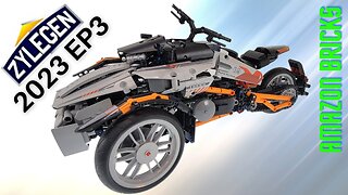 Zylegen - 3 Wheel Motorcycle (Brick Building Set) (Lego Alternate Build)