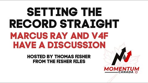 Setting the Record Straight-Marcus Ray and Veterans4Freedom(V4F) have a discussion