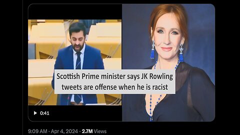 Scottish Prime minister says JK Rowling tweet “offense & upsetting”