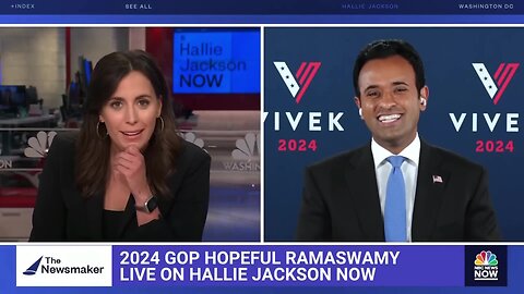 NBC News host Hallie Jackson asks Vivek Ramaswamy dumb question about voting for Donald Trump