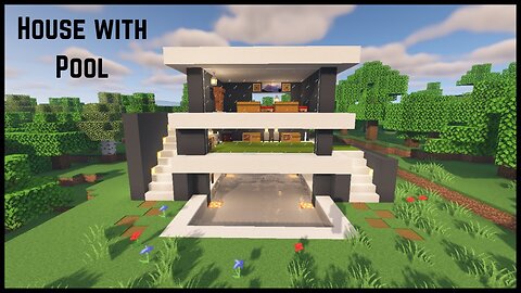 How to Build a Modern House in Minecraft || Minecraft House Tutorial