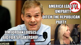 Jim Jordan is out of speakership race Marjorie Taylor comments &the need to ditch republican party