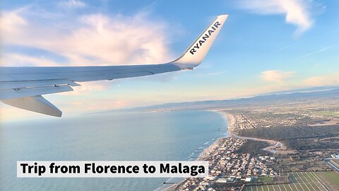 Trip from Florence Italy to Malaga Spain