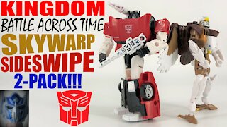 Transformers War for Cybertron - Kingdom Sideswipe / Skywarp 2-pack Review
