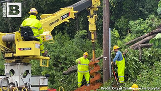 POWER UP! Tallahassee Crew Fixes Power Lines Downed by Hurricane Idalia