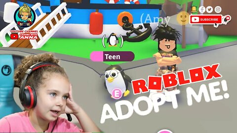 I have a Ride Penguin in Adopt me Roblox | Gaming With Anna