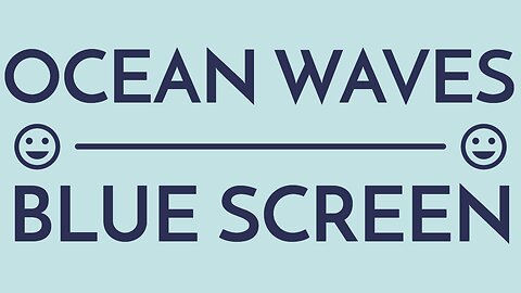 🧿What do you see in the light blue? 🌊Oceans? | OCEAN WAVES BLUE SCREEN