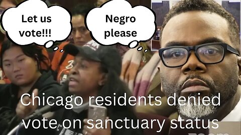 Brandon Johnson and City Council DENIES Chicago residents a vote on sanctuary city status