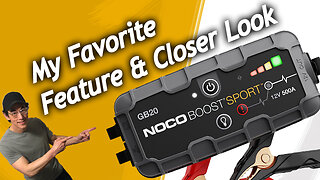 NOCO Boost Sport GB20 Vehicle Battery Jump Booster, My Favorite Feature, Closer Look, Product Links