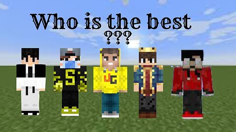 Who is BEST In MINECRAFT ?|Techno Gamerz or Yes Smarty Pie ?