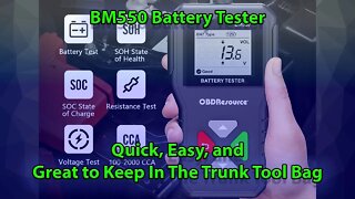 BM550 Battery Tester - Great to Keep in the Tool Bag