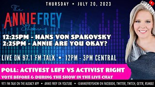 IRS Whistleblower & RFK Jr Hearings Reaction, Censorship • Annie Frey Show 7/20/23