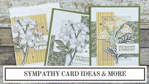 Wonderful World Stampin' Up! Cards - Sympathy Card Ideas and More