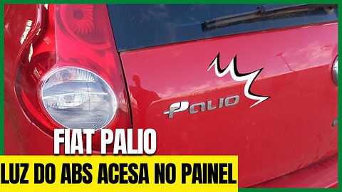 Luz do ABS acesa no Painel do Fiat Palio