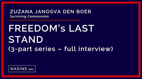 Nadine 1on1 with Zuzana Janosova Den Boer - Full Interview (3 of 3 Part series)