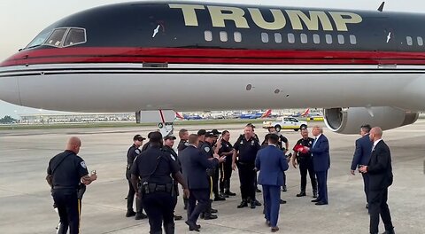 President Trump Greets Law Enforcement Officers in New Orleans, Louisiana
