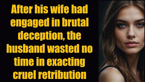 After his wife had engaged in brutal deception, the husband wasted no time in exacting cruel retri..