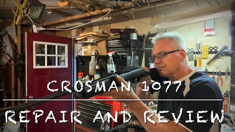 Crosman 1077 co2 revolver repeater semi automatic rifle repair and review also 1400 and 110 update