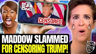 Maddow Has Unhinged PANIC-ATTACK LIVE On-Air During Trump Speech, Screams: ‘Cut The FEED!’🧂