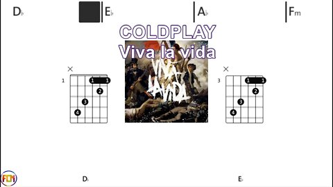 Coldplay - Viva la vida - (Chords & Lyrics like a Karaoke)