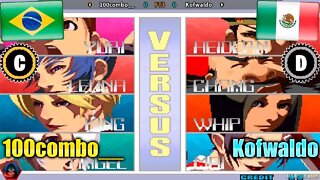 The King of Fighters 2001 (100combo__ Vs. Kofwaldo) [Brazil Vs. Mexico]