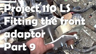 110 LS project Fitting the accessory adaptor plate