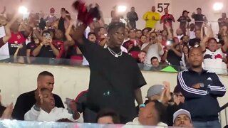 Vini Jr. cantando no Maracanã - Flamengo x América-MG