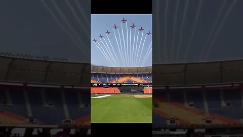 1st Glimpse Of IAF Air Show For World Cup Final In Ahmedabad Viral