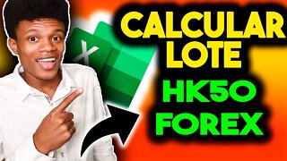 HK50 e FOREX Como Calcular Lote Stop Loss e Take Profit no FOREX & HK50 - Planilha
