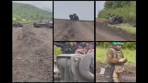 Bakhmut: Dangerous road of death for Ukrainian soldiers and armored vehicles