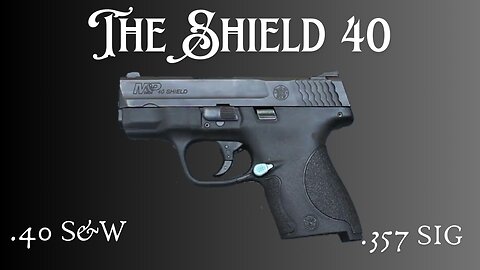 I LOVE .357 SIG! Shield 40 and 357 Sig First Shots and Take Down (Barrel Swap)