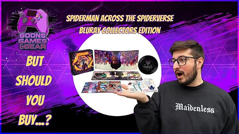 Spider-Man Across The Spiderverse Bluray Collectors Edition | But Should You Buy?